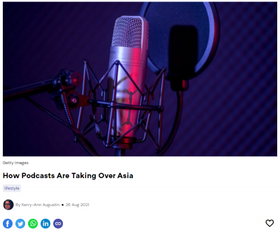 Airasia.com - how podcasts are taking over Asia features AFT Podcasts