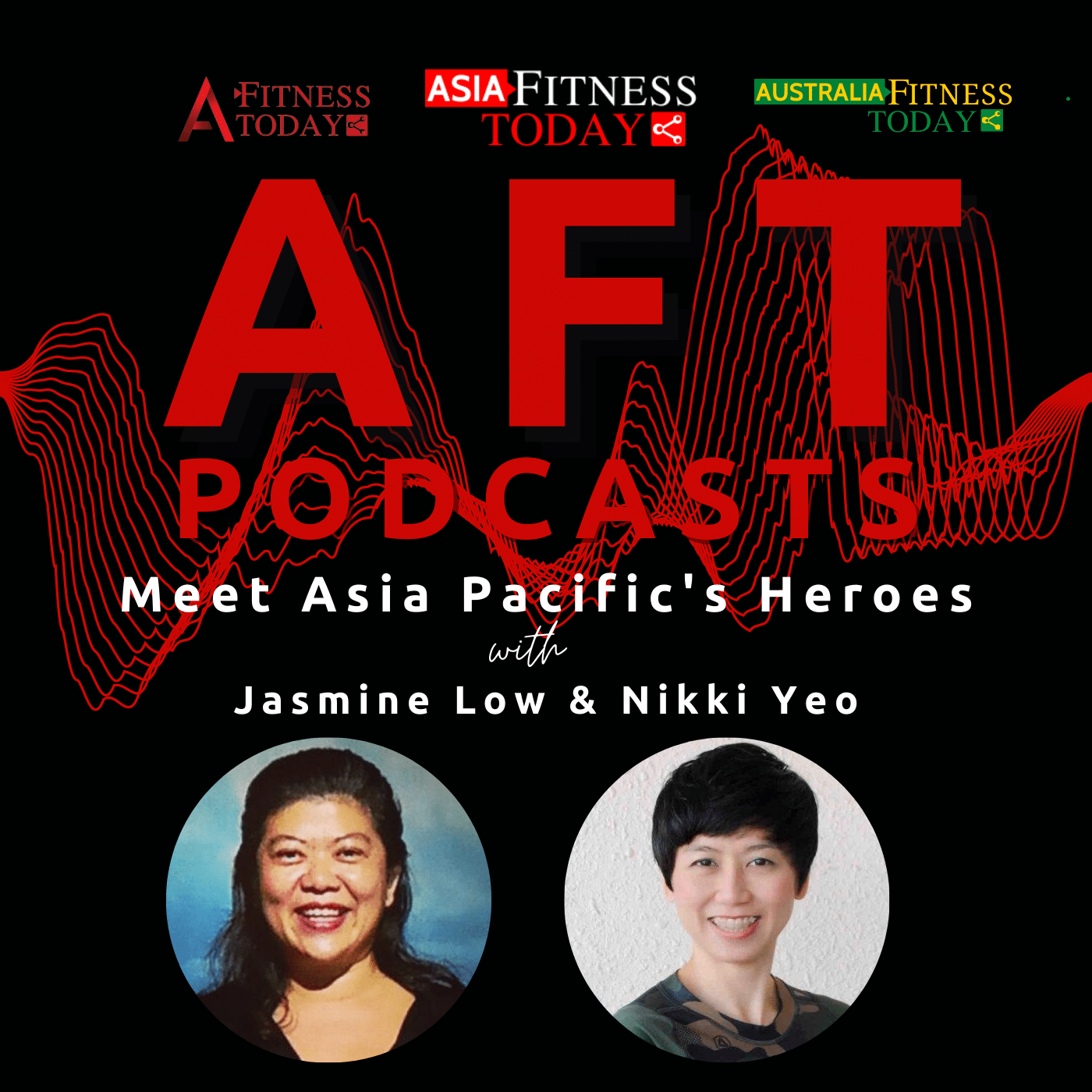 Listen by Heart Podcast Cover featuring co hosts, Jasmine H. Low and Nikki Yeo
